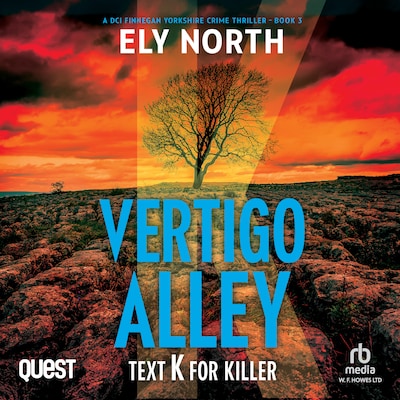 Vertigo Alley: Text K For Killer – omslag til lydbogen af Ely North