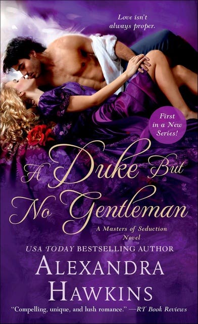 A Duke But No Gentleman – omslag til lydbogen af Alexandra Hawkins