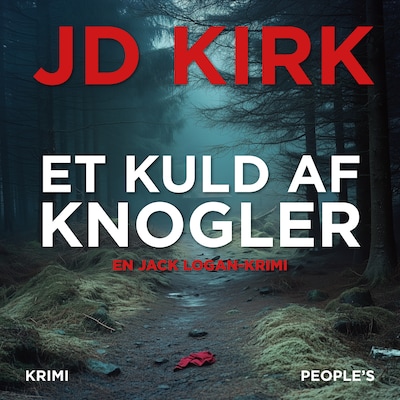 Et kuld af knogler – omslag til lydbogen af J.D. Kirk