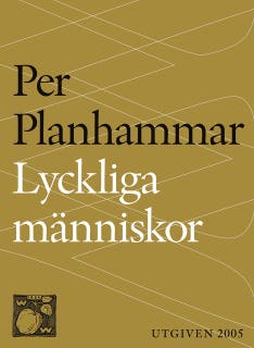 Lyckliga människor – omslag till ljudboken av Per Planhammar