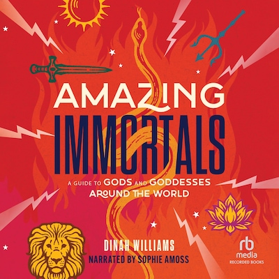Amazing Immortals – omslag til lydbogen af Dinah Williams