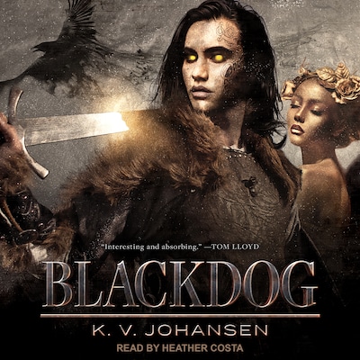 Blackdog – omslag til lydbogen af K.V. Johansen