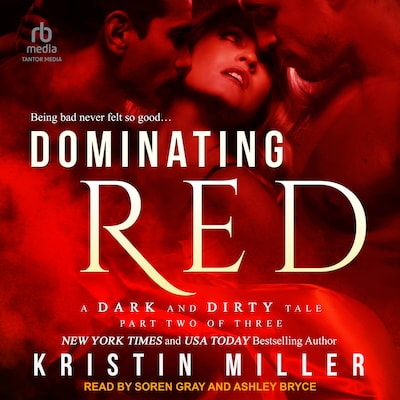 Dominating Red – omslag til lydbogen af Kristin Miller