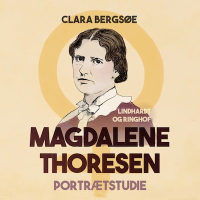 Magdalene Thoresen. Portrætstudie – omslag til lydbogen af Clara Bergsøe