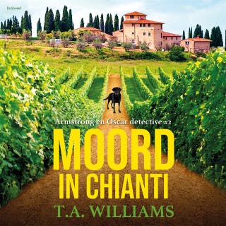 Moord in Chianti – omslag van het luisterboek van T.A. Williams