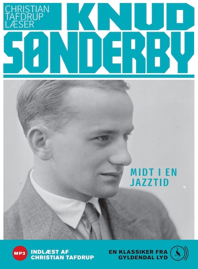 Midt i en Jazztid – omslag til lydbogen af Knud Sønderby