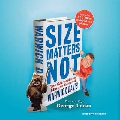 Size Matters Not – omslag til lydbogen af Warwick Davis