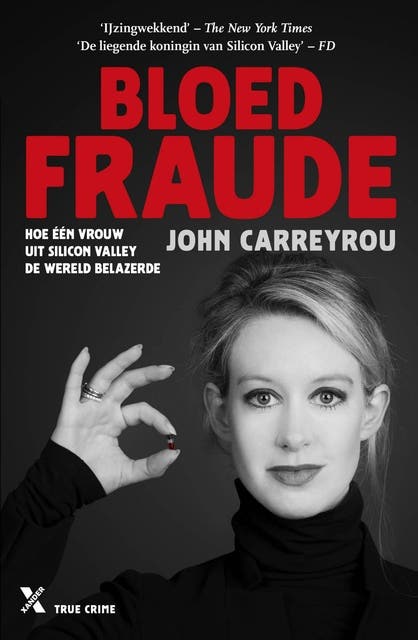 Bloedfraude – omslag van het luisterboek van John Carreyrou