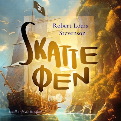 Skatteøen – omslag til lydbogen af Robert Louis Stevenson