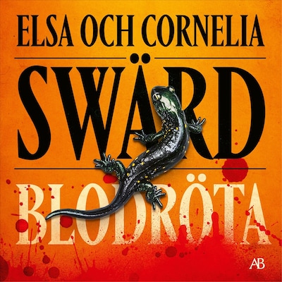 Blodröta – omslag till ljudboken av Elsa Swärd, Cornelia Swärd