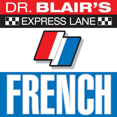 Dr. Blair's Express Lane: French – omslag til lydbogen af Robert Blair