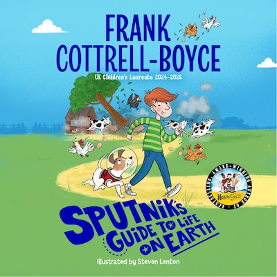 Sputnik's Guide to Life on Earth – omslag til lydbogen af Frank Cottrell-Boyce
