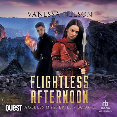 Flightless Afternoon – omslag til lydbogen af Vanessa Nelson