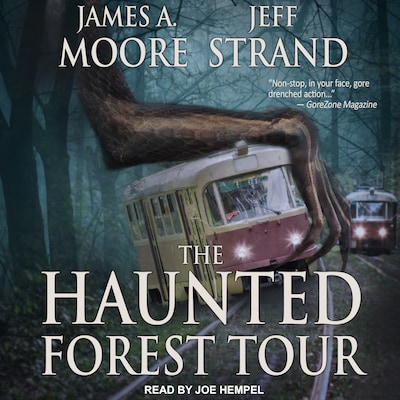 The Haunted Forest Tour – omslag til lydbogen af Jeff Strand, James A. Moore