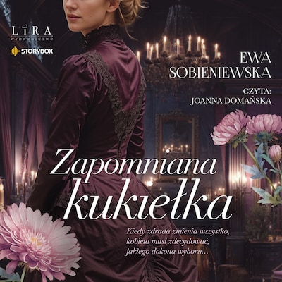 Zapomniana kukiełka – okładka audiobooka, autor Ewa Sobieniewska