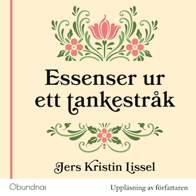 Essenser ur ett tankestråk – omslag till ljudboken av Jers Kristin Lissel
