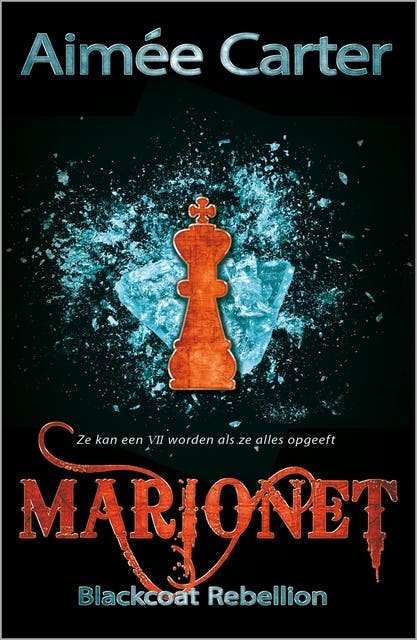 Marionet: the blackcoat rebellion – omslag van het luisterboek van Aimee Carter