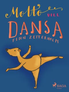 Molto vill dansa – omslag till ljudboken av Finn Zetterholm