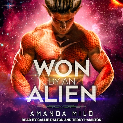 Won by an Alien – omslag til lydbogen af Amanda Milo