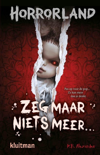 Zeg maar niets meer… – omslag van het luisterboek van K. R. Alexander
