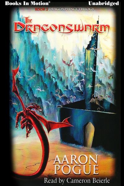 Dragonswarm, The – omslag til lydbogen af Aaron Pogue