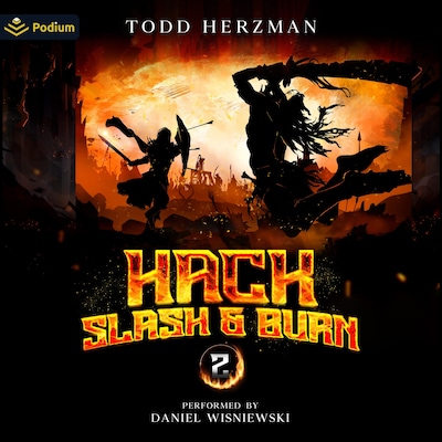 Hack, Slash & Burn 2 – omslag til lydbogen af Todd Herzman