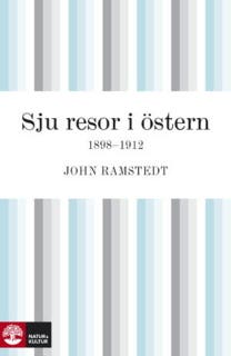 Sju resor i östern – omslag till ljudboken av Gustaf John Ramstedt