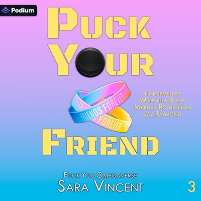 Puck Your Friend – omslag til lydbogen af Sara Vincent