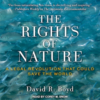 The Rights of Nature – omslag til lydbogen af David R. Boyd
