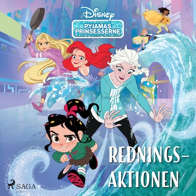 Pyjamas-prinsesserne - Redningsaktionen – omslag til lydbogen af Disney