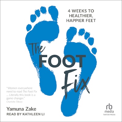 The Foot Fix – omslag til lydbogen af Yamuna Zake