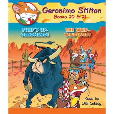 Surf's Up, Geronimo! / The Wild, Wild West - Geronimo Stilton, Books 20 - 21 (Unabridged) – okładka audiobooka, autor Geronimo Stilton