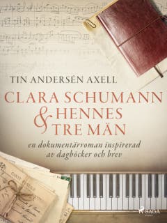 Clara Schumann och hennes tre män – omslag till ljudboken av Tin Andersén Axell