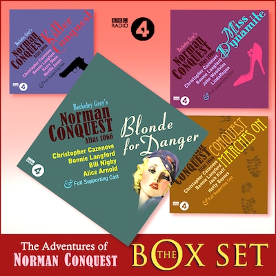 The Thrilling Adventures of Norman Conquest BOX SET – omslag til lydbogen af Mr Punch Audiobooks