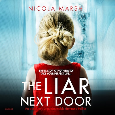 The Liar Next Door – omslag til lydbogen af Nicola Marsh