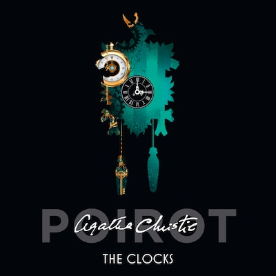 The Clocks – omslag til lydbogen af Agatha Christie
