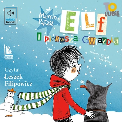 Elf i pierwsza gwiazdka – okładka audiobooka, autor Marcin Pałasz