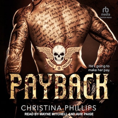 Payback – omslag til lydbogen af Christina Phillips