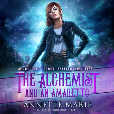 The Alchemist and an Amaretto – omslag til lydbogen af Annette Marie