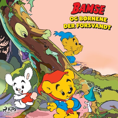 Bamse og børnene der forsvandt – omslag til lydbogen af Charlotta Borelius