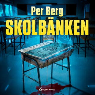 Skolbänken – omslag till ljudboken av Per Berg