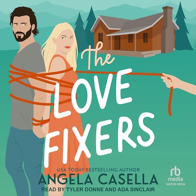 The Love Fixers – omslag til lydbogen af Angela Casella