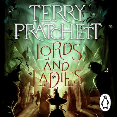 Lords And Ladies – omslag til lydbogen af Terry Pratchett