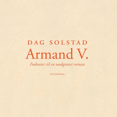 Armand V. – omslag til lydbogen af Dag Solstad
