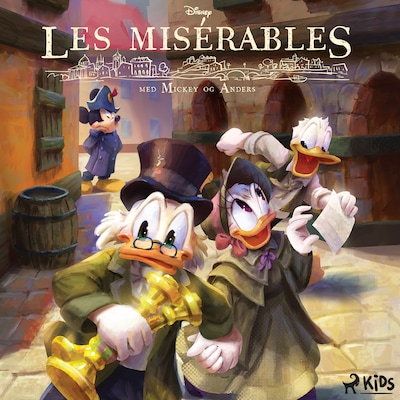 Les Misérables med Mickey og Anders – omslag til lydbogen af Disney