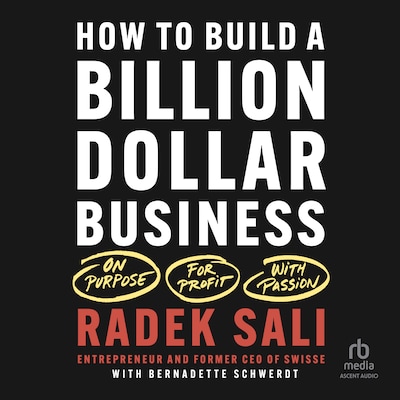 How to Build a Billion-Dollar Business – omslag til lydbogen af Radek Sali