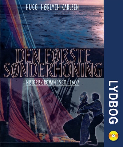 Den første sønderhoning – omslag til lydbogen af Hugo Karlsen