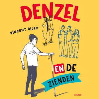 Denzel en de zienden – omslag van het luisterboek van Vincent Bijlo