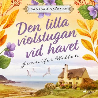 Den lilla violstugan vid havet – omslag till ljudboken av Jennifer Wellen