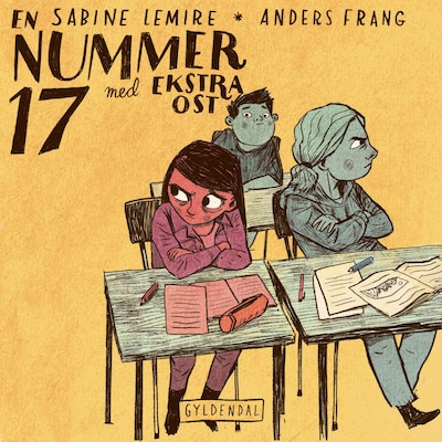 En nummer 17 med ekstra ost – omslag til lydbogen af Sabine Lemire